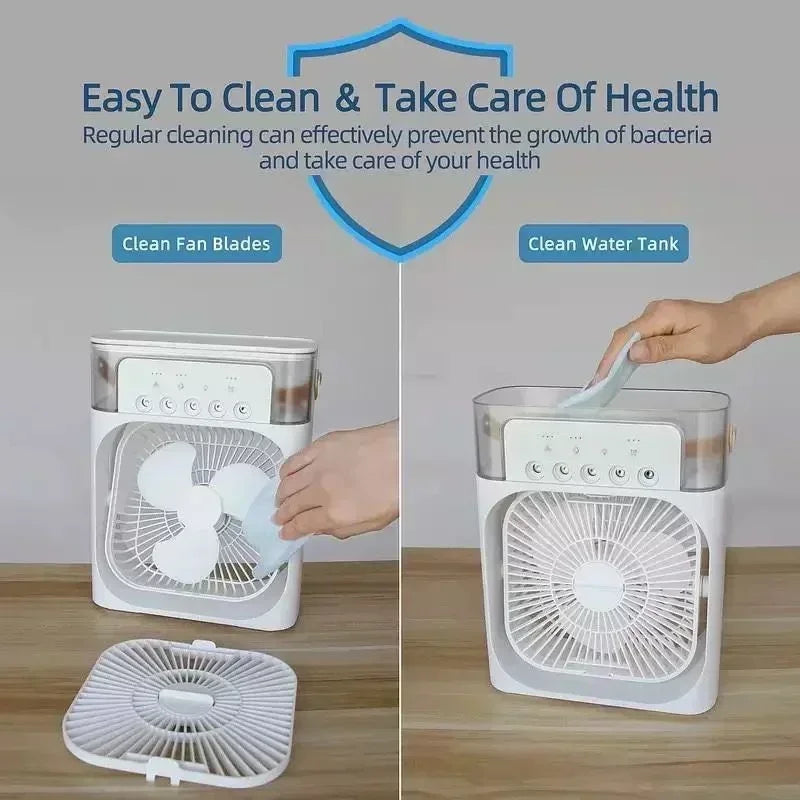 3-in-1 Portable Air Cooler | Humidifier, Air Purifier & Fan