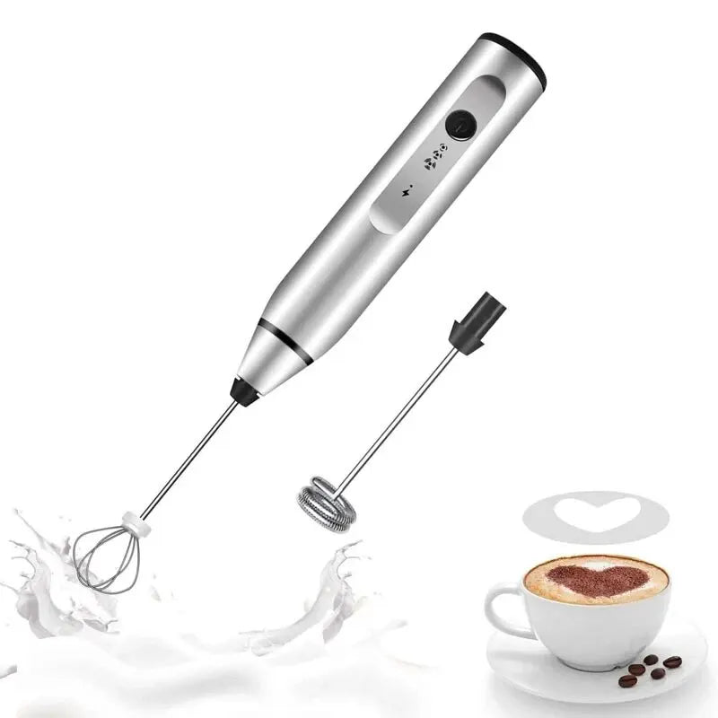 Portable Electric Milk Frother | Handheld Foam Maker for Coffee and Latte