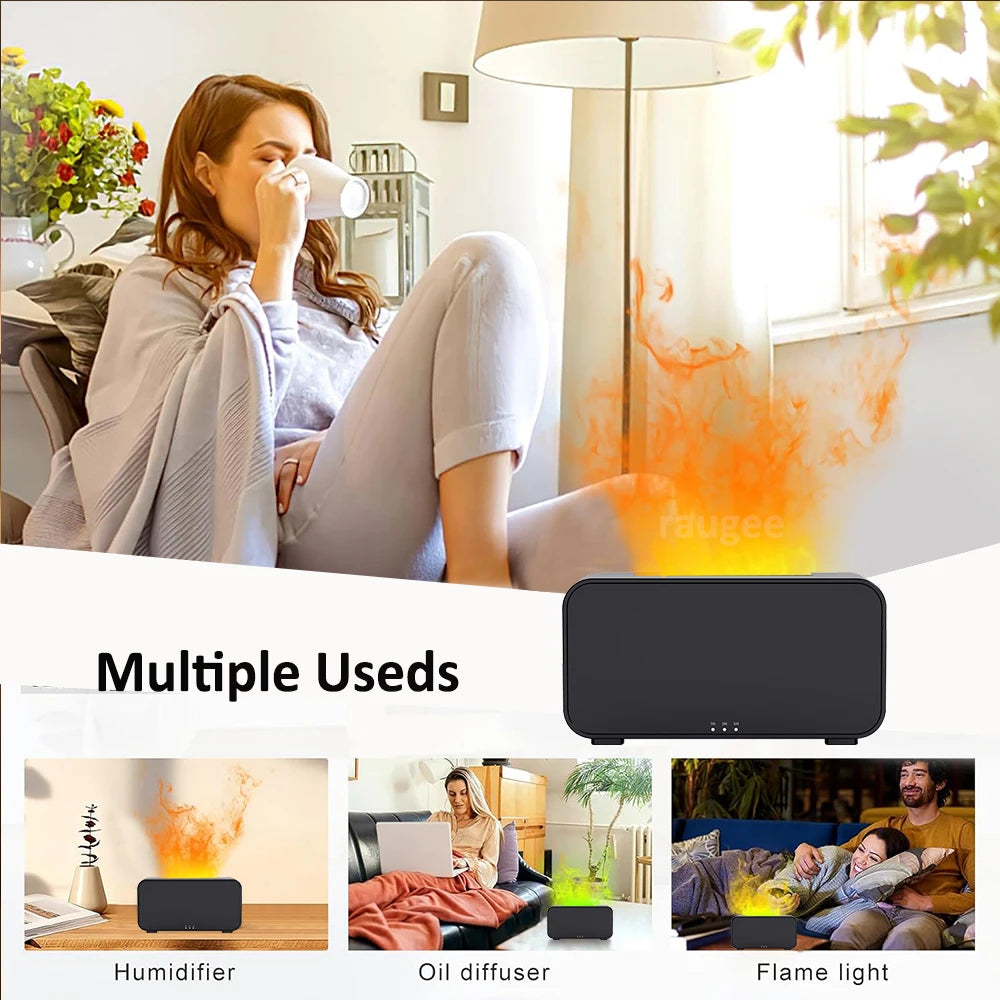 Mini Portable Air Humidifier with LED Light | Moisturizing and Air Purifier
