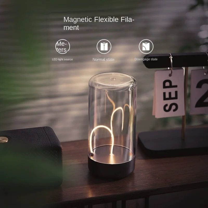 Unique Magnetic Ambient Lamp | Modern Decorative LED Night Light