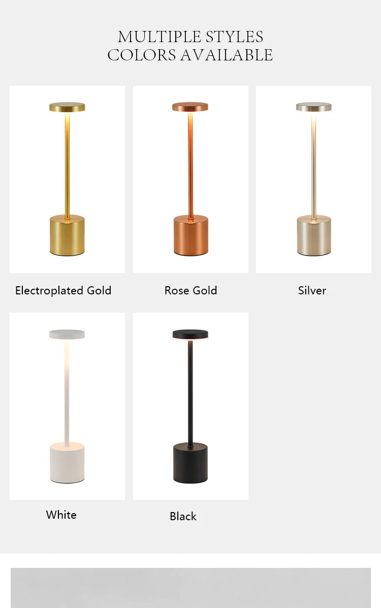 Colorful LED Table Lamp | Multi-Color Mood Light for Bedroom and Living Room