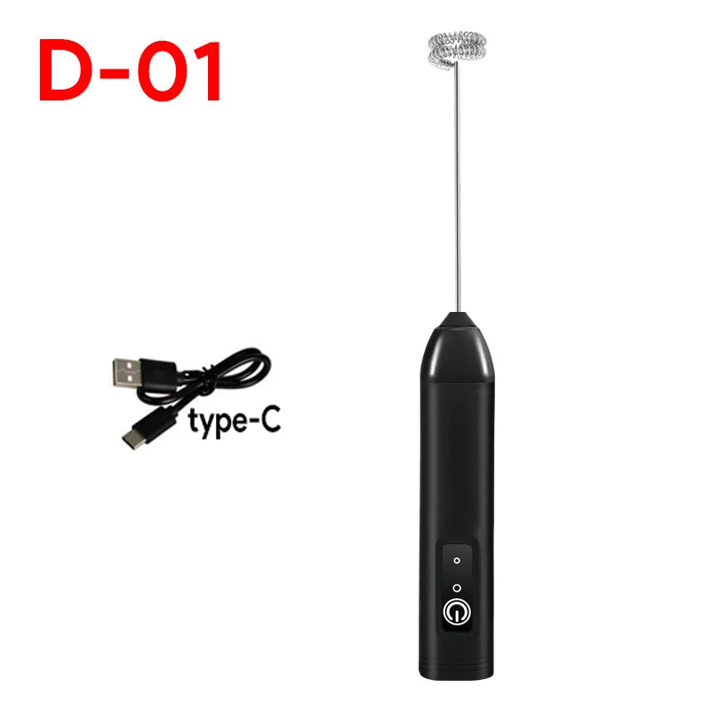 Cordless Electric Hand Mixer | Portable USB Rechargeable Blender for Kitchen