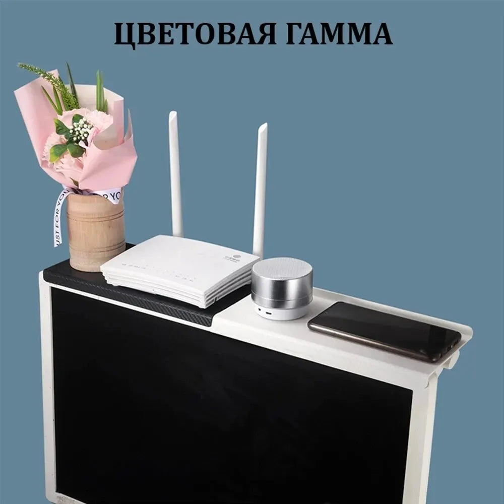 Stylish Wall Storage Shelf | Space-Saving Stand for Router and Electronics