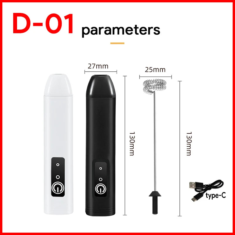Cordless Electric Hand Mixer | Portable USB Rechargeable Blender for Kitchen