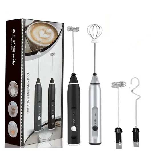 Portable Electric Milk Frother | Handheld Foam Maker for Coffee and Latte