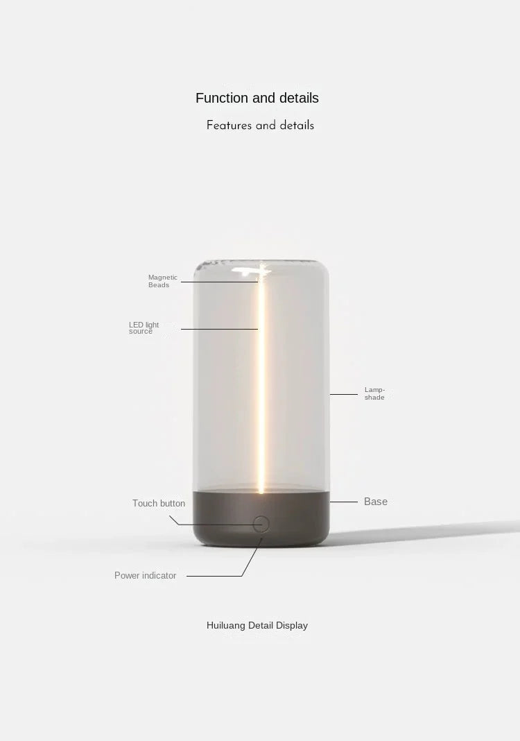 Unique Magnetic Ambient Lamp | Modern Decorative LED Night Light