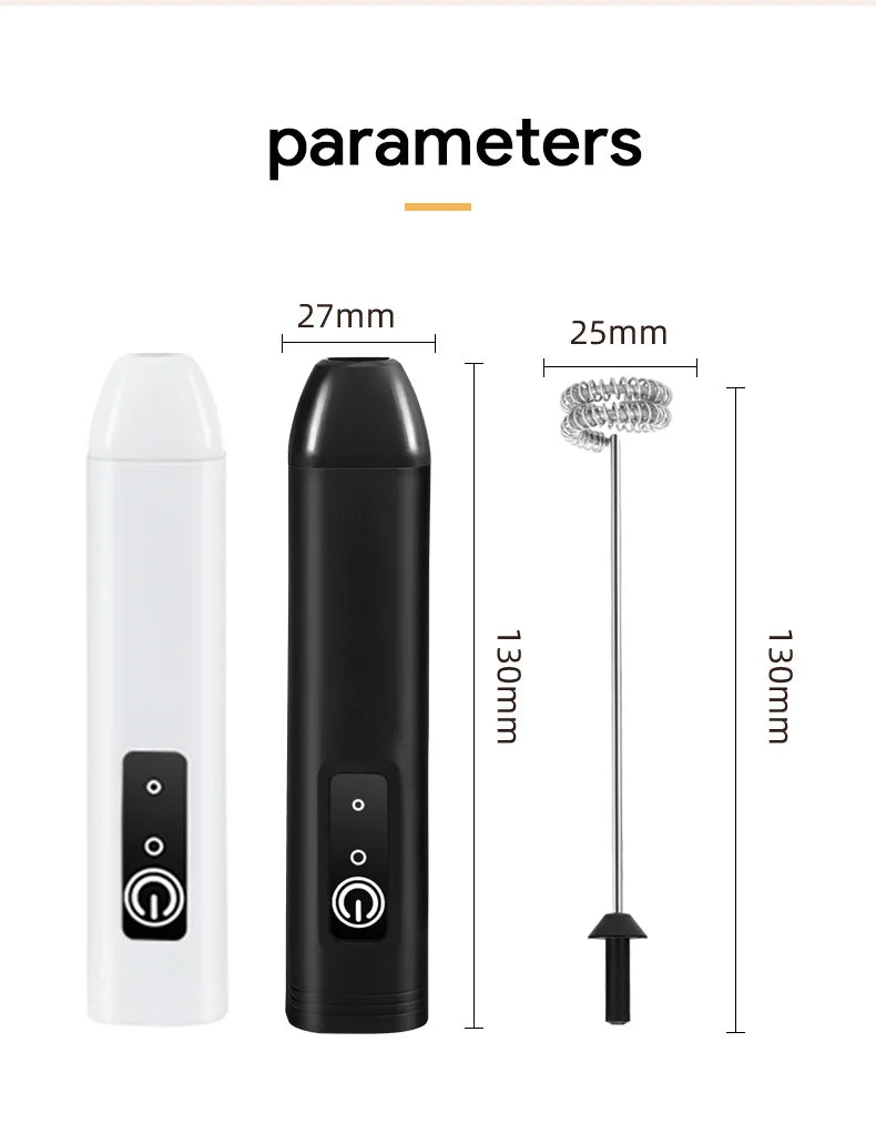 Cordless Electric Hand Mixer | Portable USB Rechargeable Blender for Kitchen