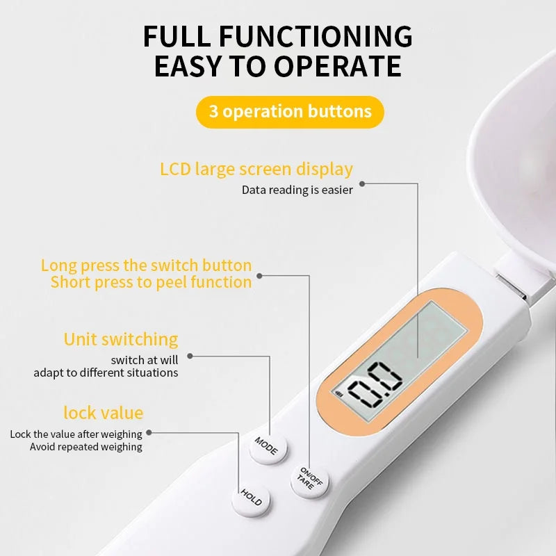 Mini Digital Kitchen Scale with LCD Display | Precision Food Weighing for Cooking and Baking
