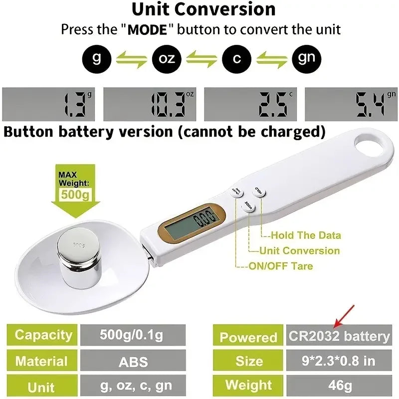 Mini Digital Kitchen Scale with LCD Display | Precision Food Weighing for Cooking and Baking