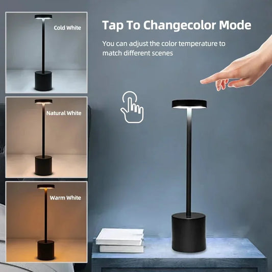 Colorful LED Table Lamp | Multi-Color Mood Light for Bedroom and Living Room