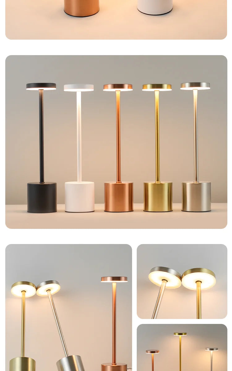 Colorful LED Table Lamp | Multi-Color Mood Light for Bedroom and Living Room