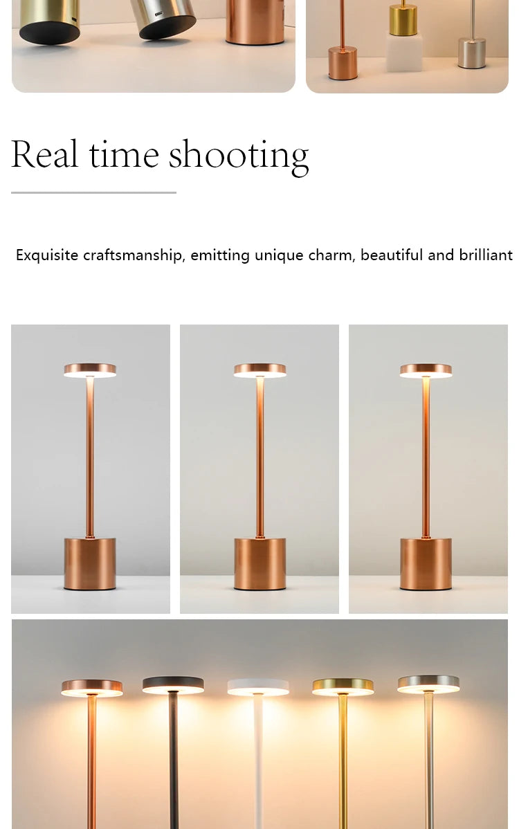 Colorful LED Table Lamp | Multi-Color Mood Light for Bedroom and Living Room