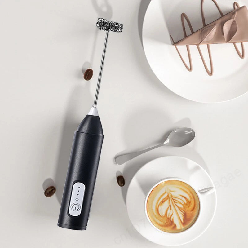 Cordless Electric Hand Mixer | Portable USB Rechargeable Blender for Kitchen