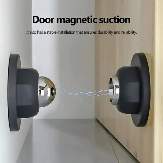 Strong Magnetic Door Stopper | Anti-Collision and Wall Protection