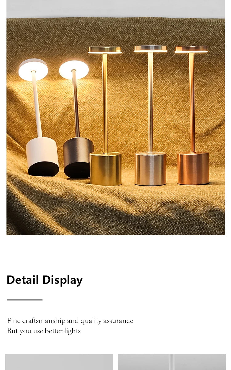 Colorful LED Table Lamp | Multi-Color Mood Light for Bedroom and Living Room