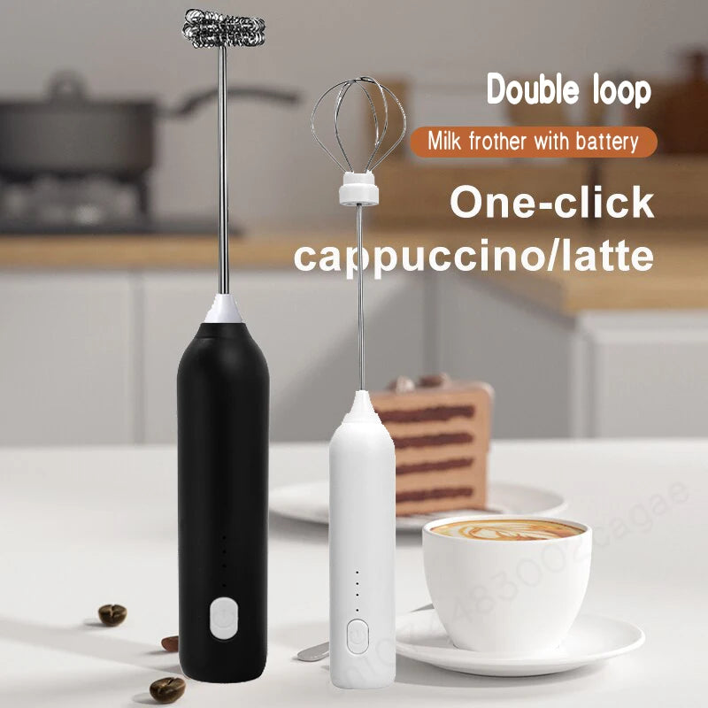 Cordless Electric Hand Mixer | Portable USB Rechargeable Blender for Kitchen