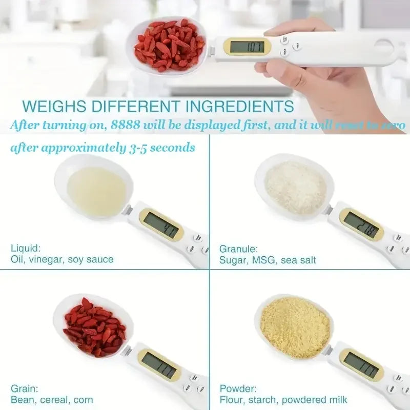 Mini Digital Kitchen Scale with LCD Display | Precision Food Weighing for Cooking and Baking