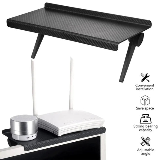 Stylish Wall Storage Shelf | Space-Saving Stand for Router and Electronics