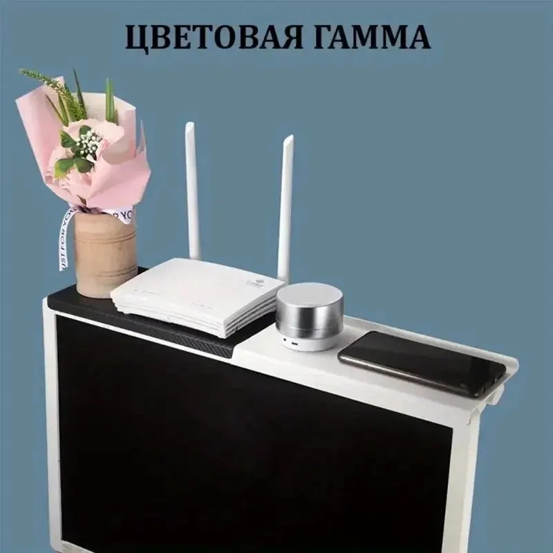 Stylish Wall Storage Shelf | Space-Saving Stand for Router and Electronics