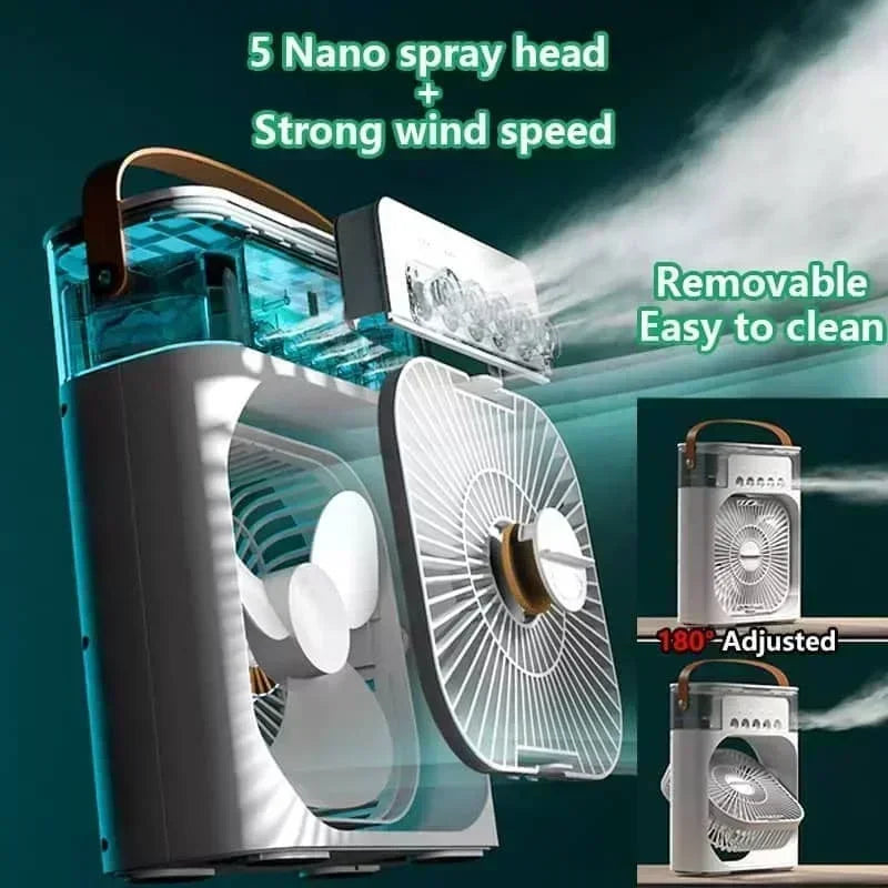 3-in-1 Portable Air Cooler | Humidifier, Air Purifier & Fan