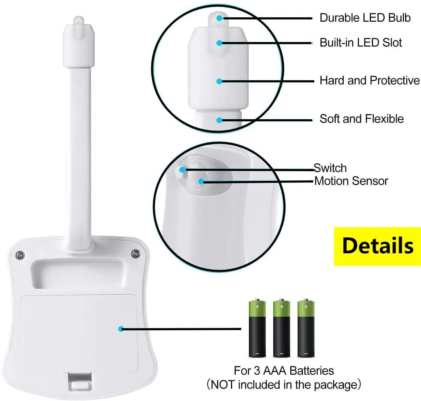 Wireless LED Sensor Night Light RGB 8 Colors