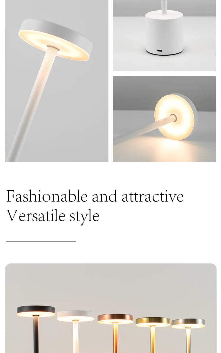 Colorful LED Table Lamp | Multi-Color Mood Light for Bedroom and Living Room
