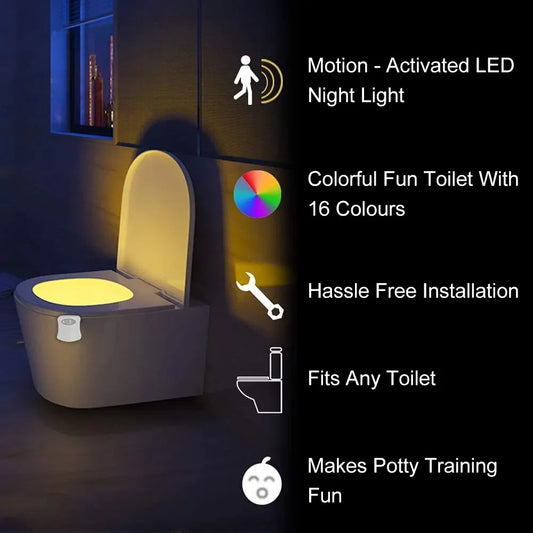 Wireless LED Sensor Night Light RGB 8 Colors