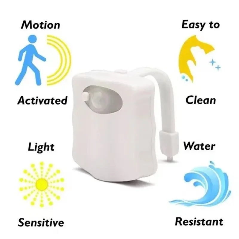 Wireless LED Sensor Night Light RGB 8 Colors