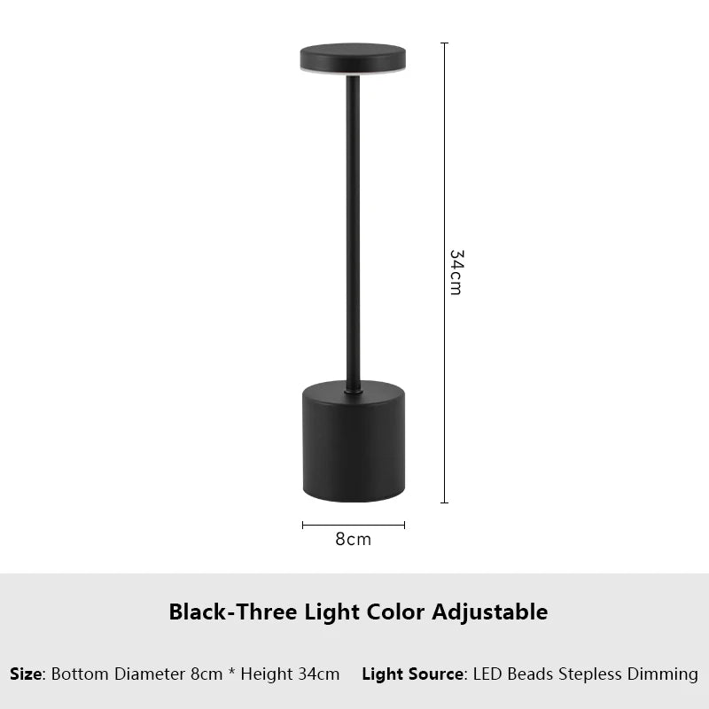 Colorful LED Table Lamp | Multi-Color Mood Light for Bedroom and Living Room