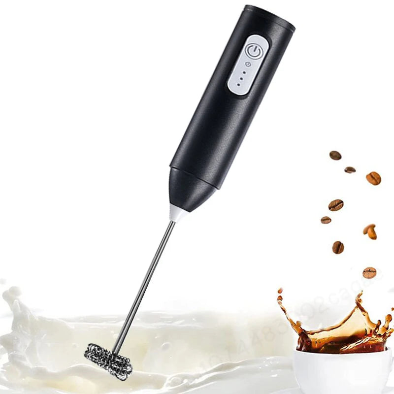 Cordless Electric Hand Mixer | Portable USB Rechargeable Blender for Kitchen